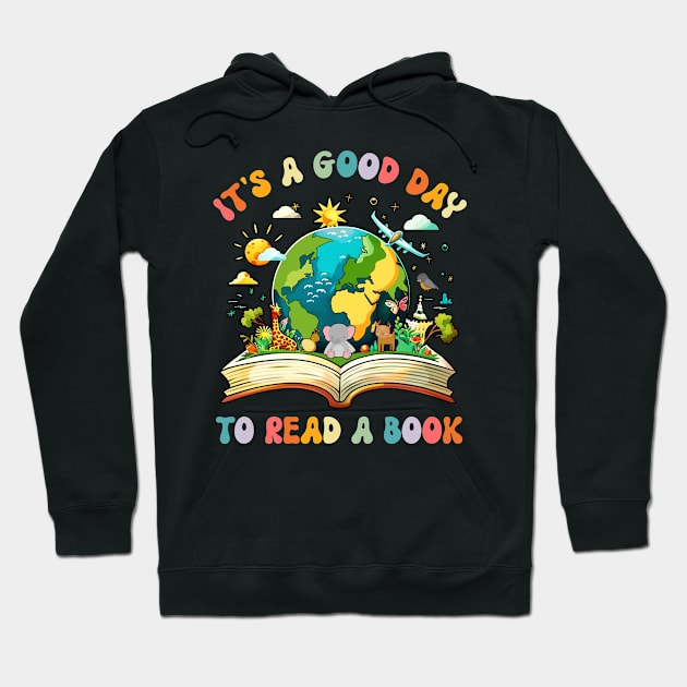 It's a Good Day to Read a Book Hoodie by Petra and Imata